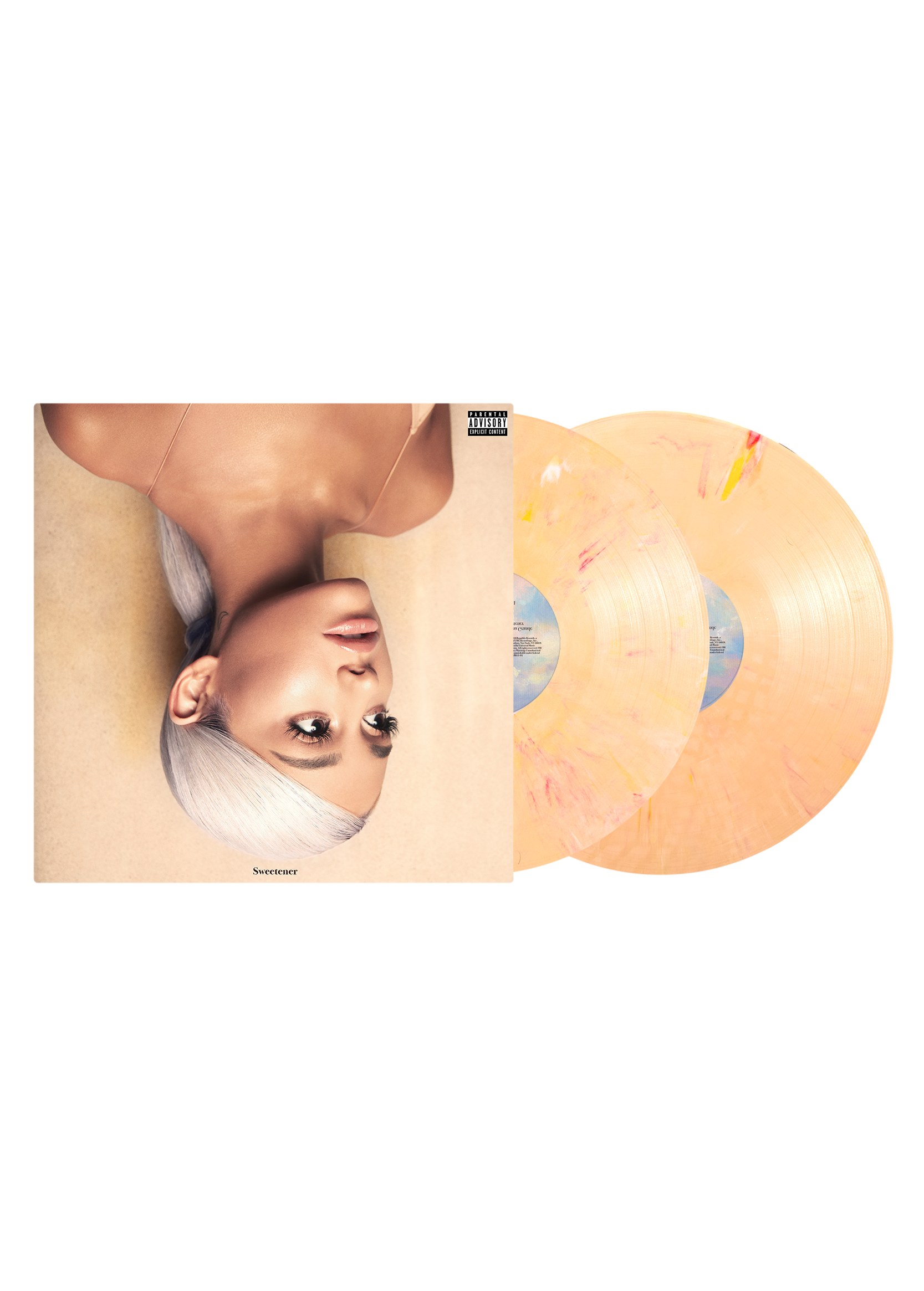 sweetener 2lp (peach colored opaque) - Ariana Grande Official Store