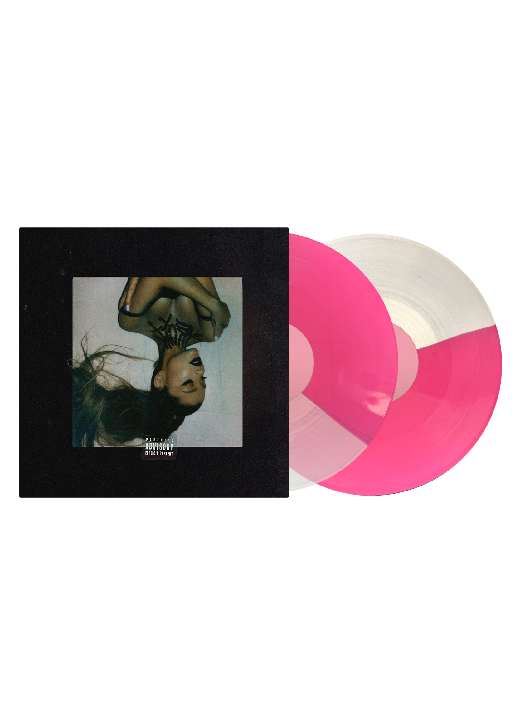 洋楽 Ariana G thank u next, half clear/pink thank u, next 2lp (half clear/pink) - Ariana Grande Official Store