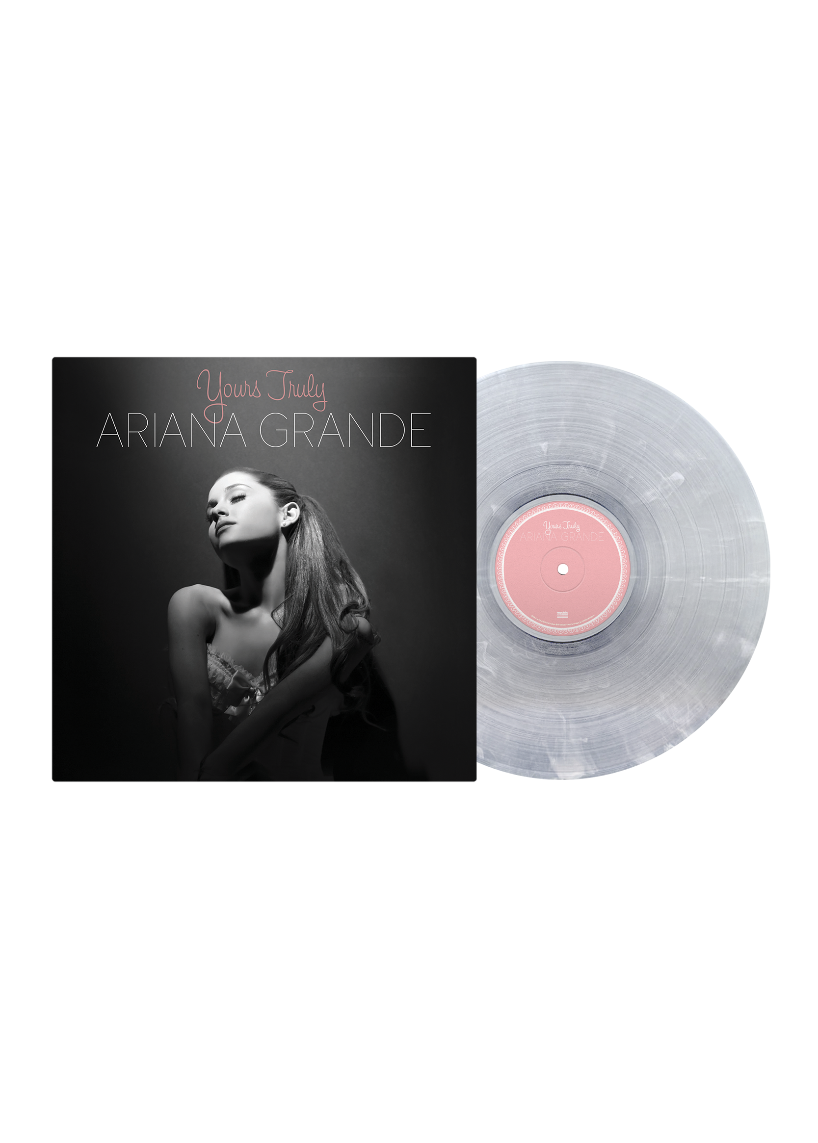 yours truly lp (clear & white swirl) - Ariana Grande Official Store