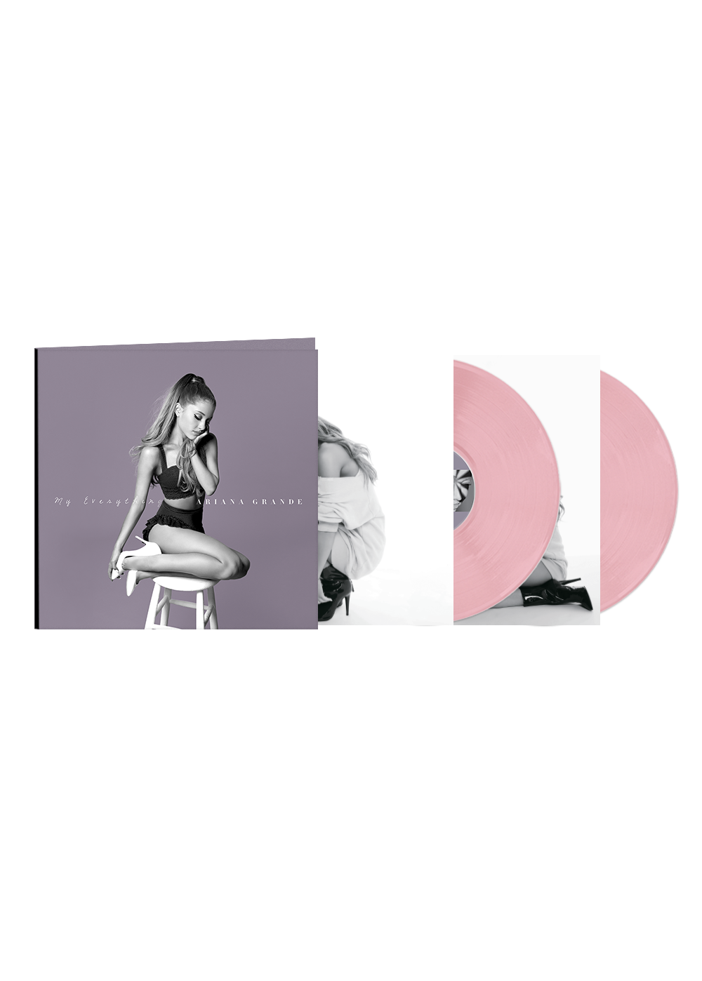 Ariana Grande - My outlet Everything Clear/Lavender Split Vinyl