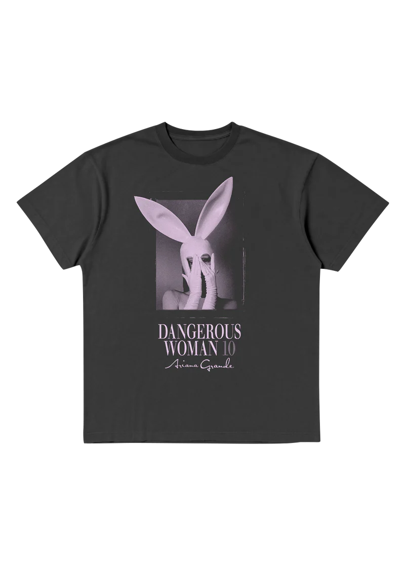 Ariana Grande dangerous women tourグッズ dangerous woman 10 logo t-shirt - Ariana Grande Official Store