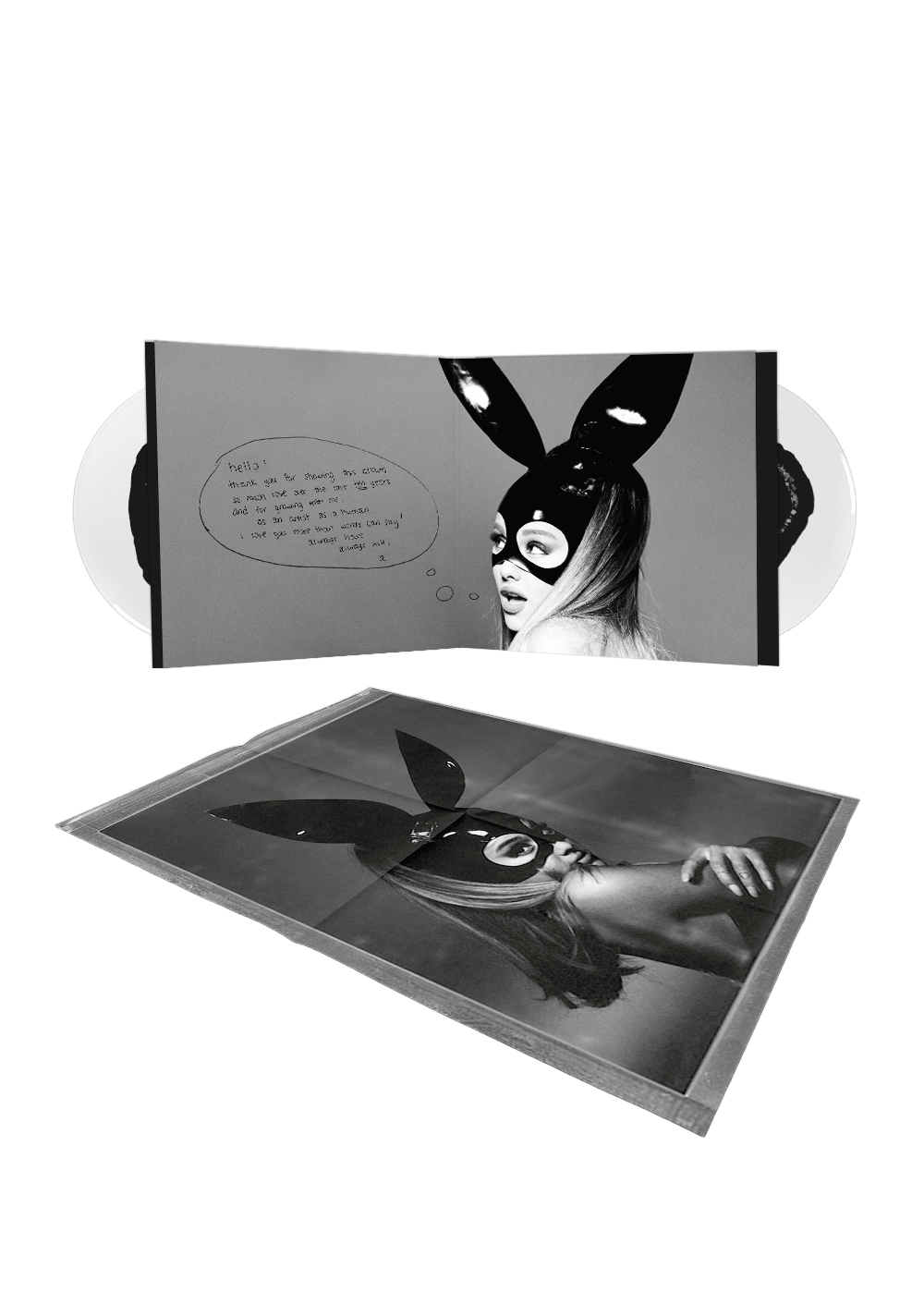 【直筆サイン】【未開封】【アメリカ限定】Ariana Grande cloudy gray girl lp (store exclusive) - Ariana Grande Official Store