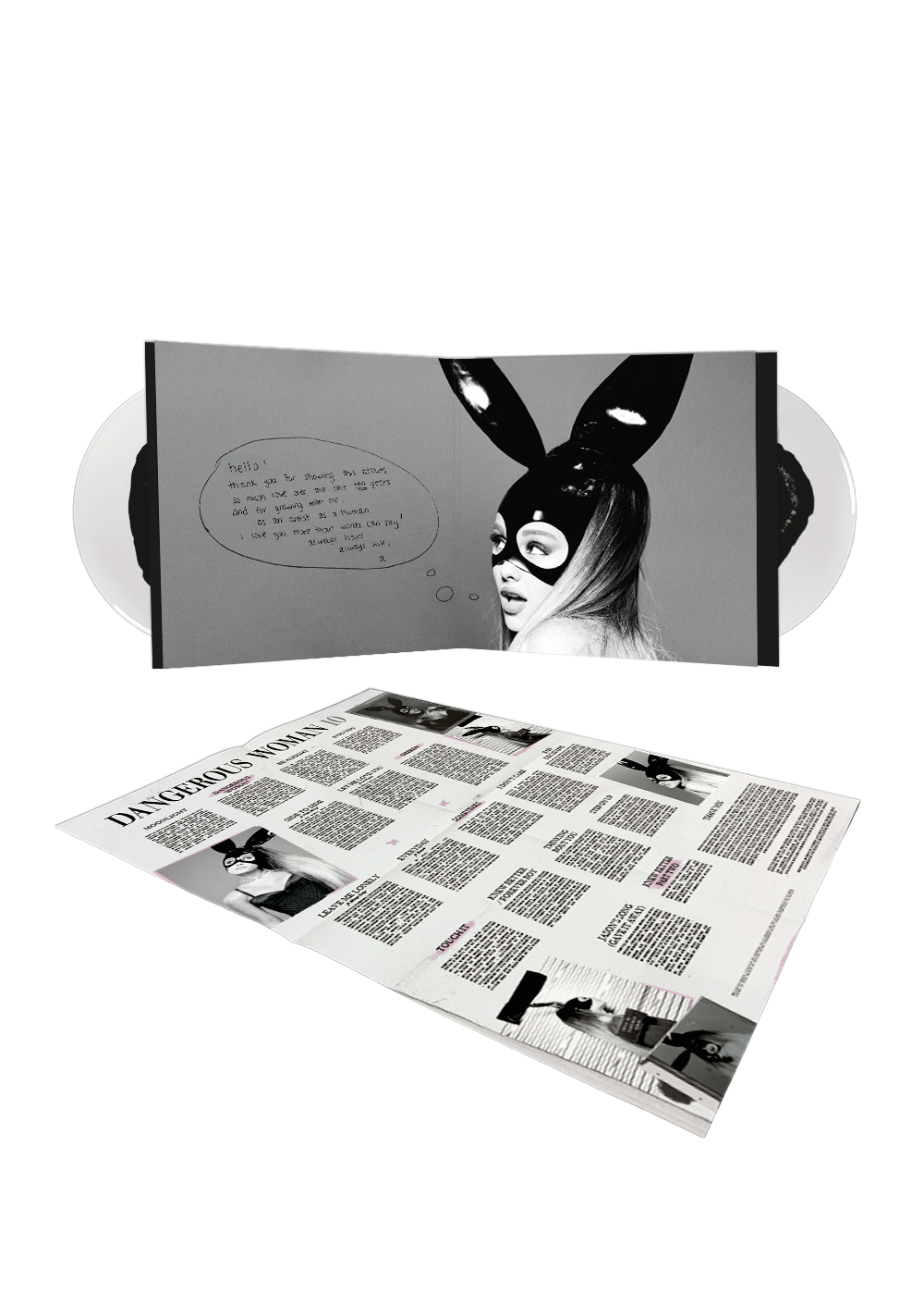 cloudy gray girl lp (store exclusive) - Ariana Grande Official Store