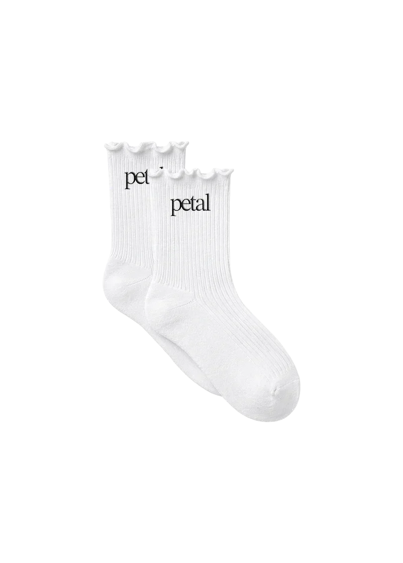 Petal Socks (White)