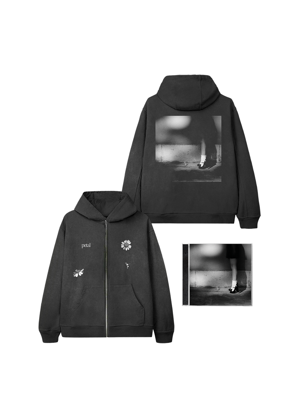 petal cd (store exclusive lenticular cover) + petal zip hoodie fan pack