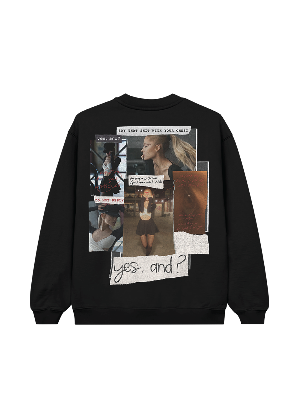 yes, and? crewneck