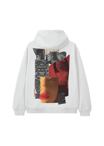 yes, and? collage hoodie